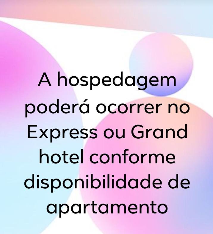 Golden Dolphin 3Pessoas Com Piscinas Termais Mais Toalhas E Roupas De Cama Lencois Travesseiros Fronhas Limpeza Do Check In Impostos E Taxas Ja Incluso Atencao A Hospedagem Podera Ocorrer No Express Ou Grand Hotel,Conforme A Disponibilidade De Apto Caldas Novas Exterior foto